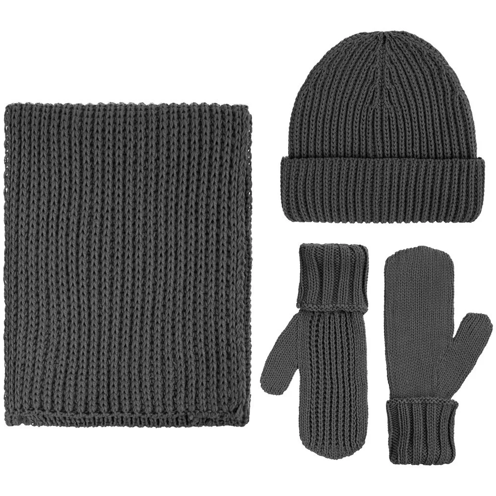 Шарф Nordkapp, серый меланж - фото 6