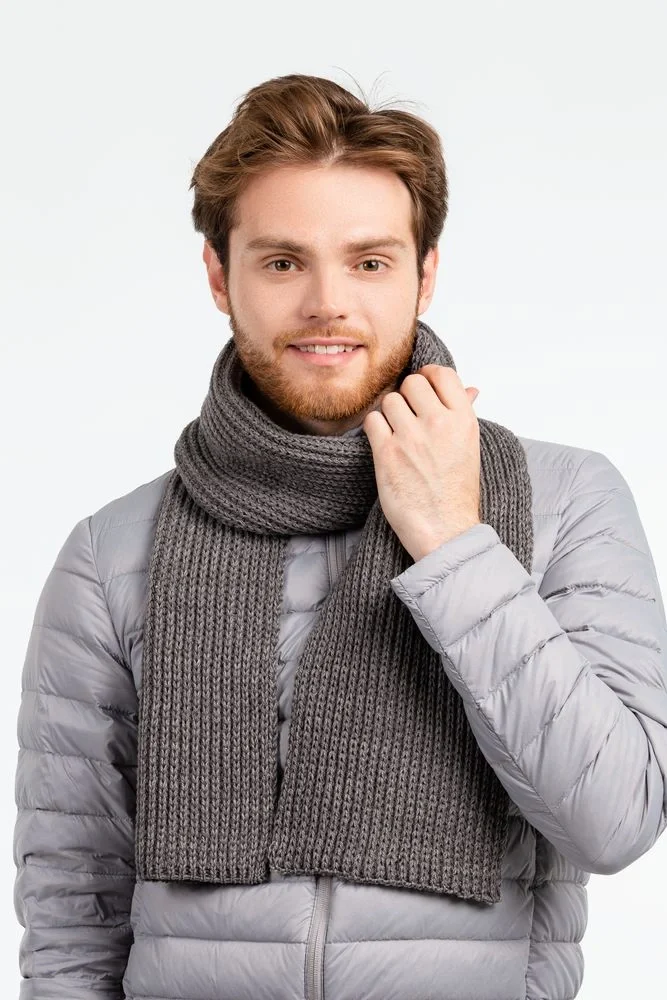 Шарф Nordkapp, серый меланж - фото 7