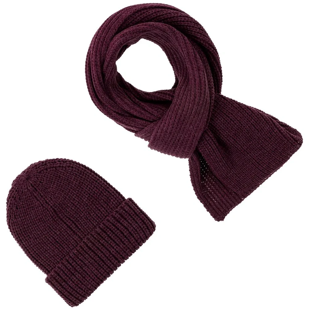 Шарф Nordkyn, бордовый - фото 3