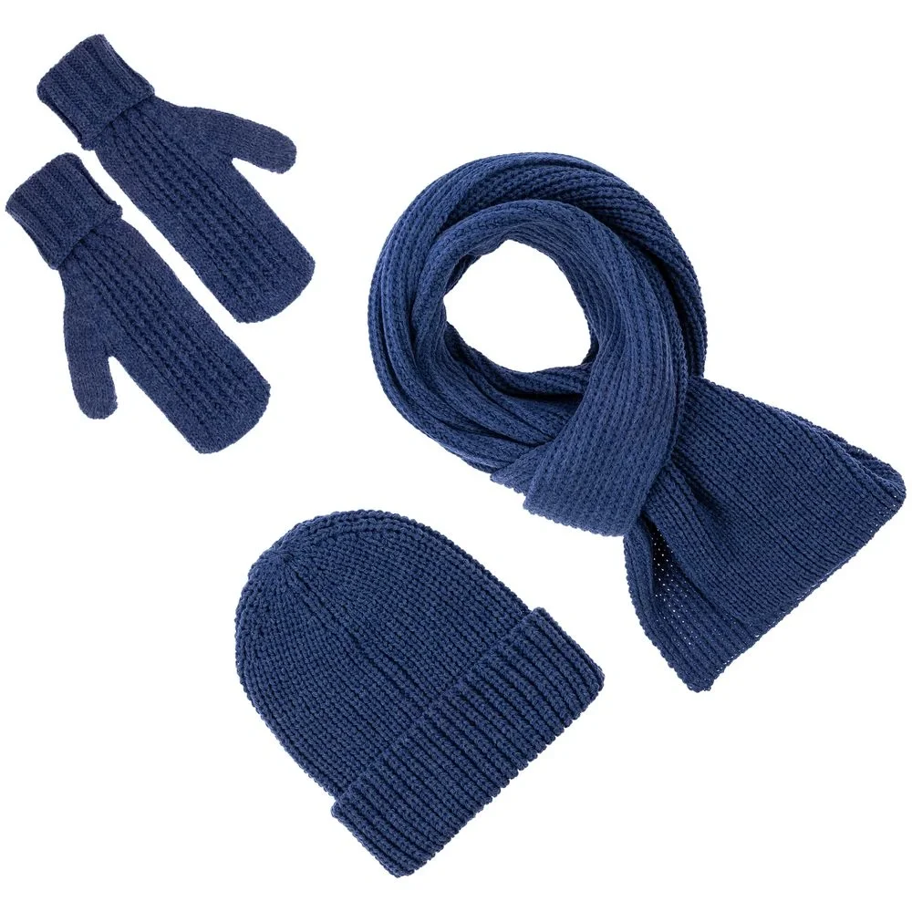 Шарф Nordkyn, синий меланж - фото 4