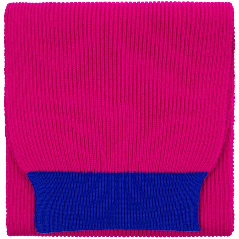 Шарф Snappy, фуксия с синим - фото 1