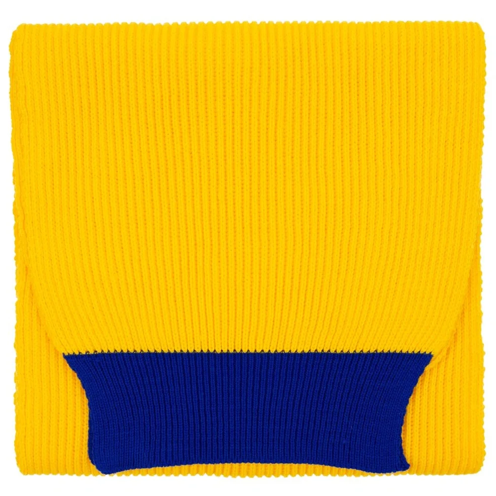 Шарф Snappy, желтый с синим - фото 1