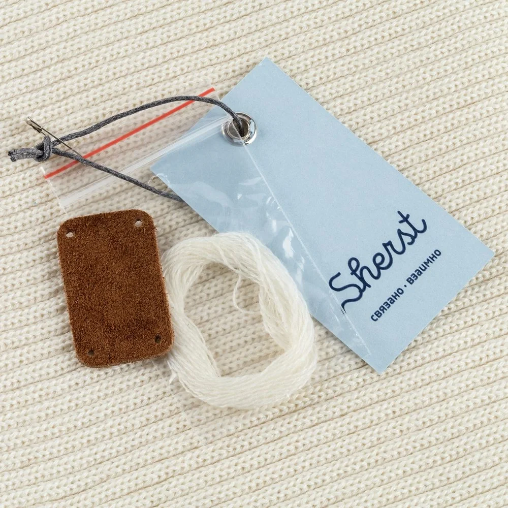 Шарф Stout, молочно-белый - фото 11