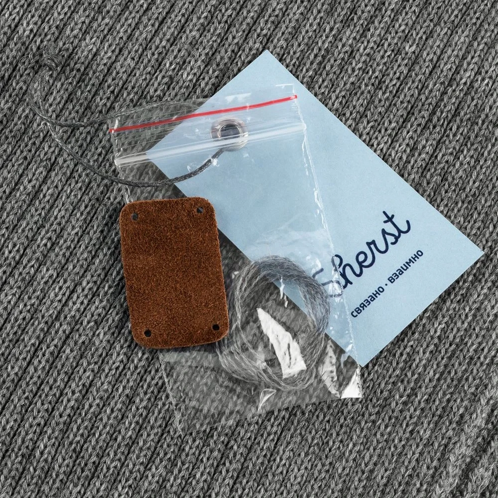 Шарф Stout, серый меланж - фото 11