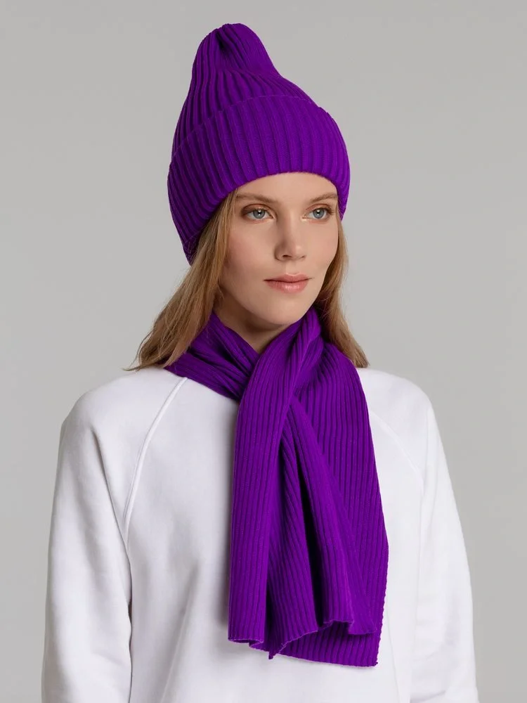 Шарф Yong, фиолетовый - фото 4