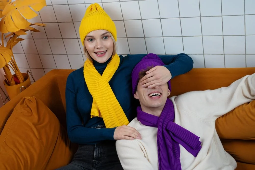 Шарф Yong, фиолетовый - фото 5