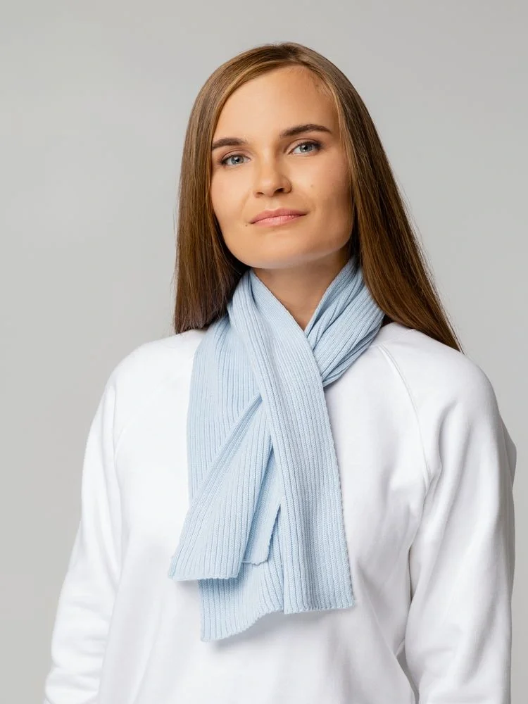 Шарф Yong, голубой - фото 4