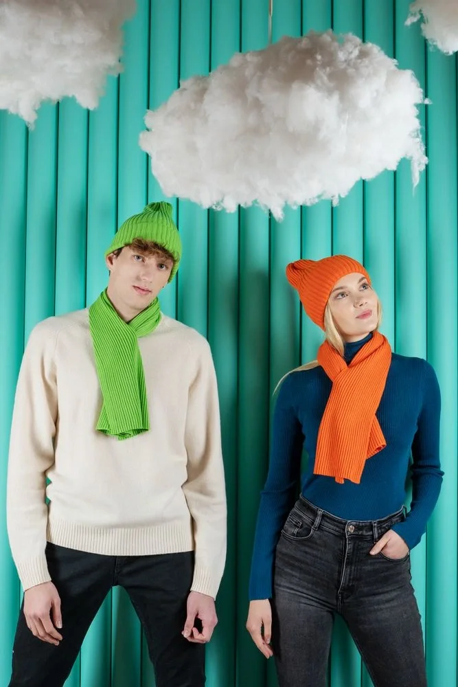 Шарф Yong, светло-зеленый (салатовый) - фото 5