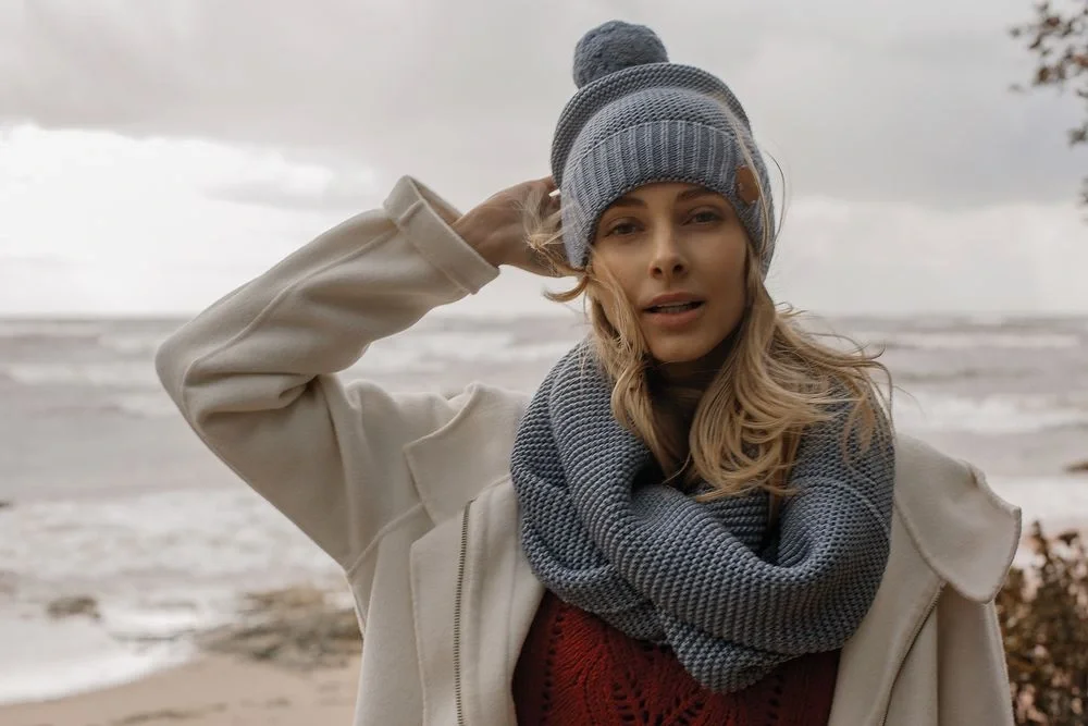 Снуд Brugge, голубой - фото 10