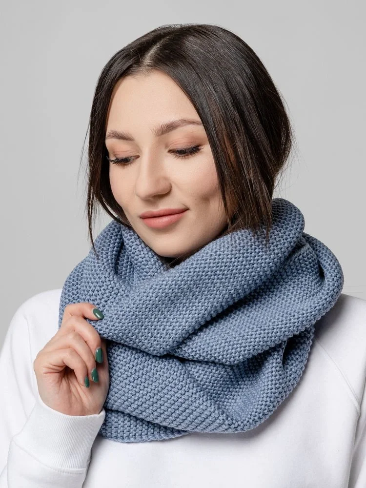 Снуд Brugge, голубой - фото 12