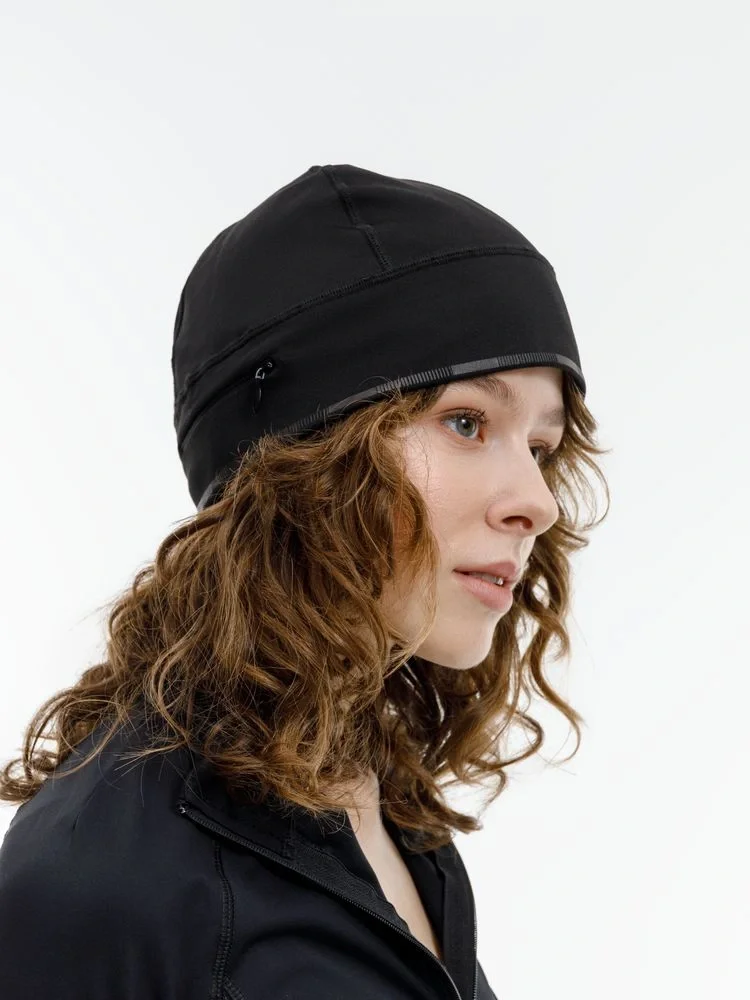 Спортивная шапка утепленная Jogge, черная - фото 9