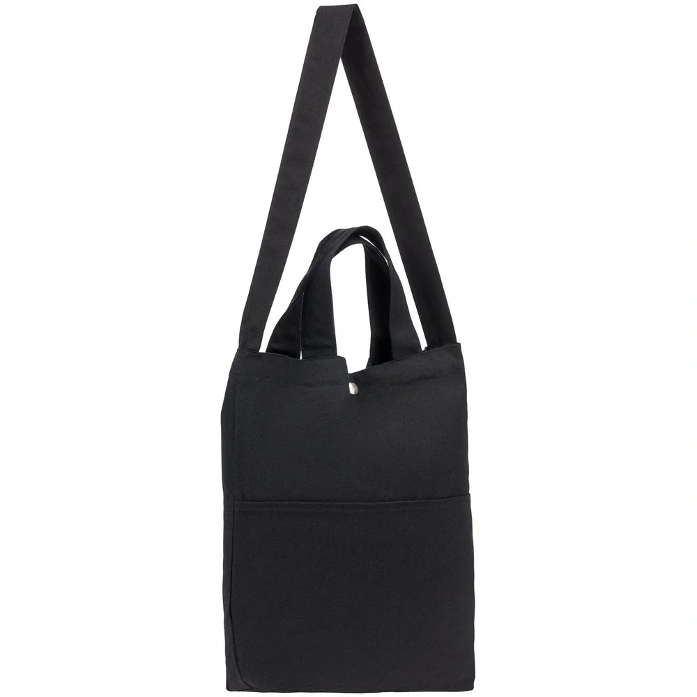 Сумка холщовая через плечо Artspace, черная - фото 3