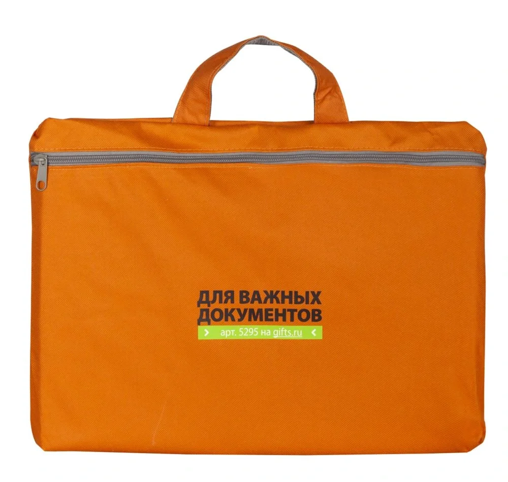 Сумка-папка Simple, оранжевая - фото 7