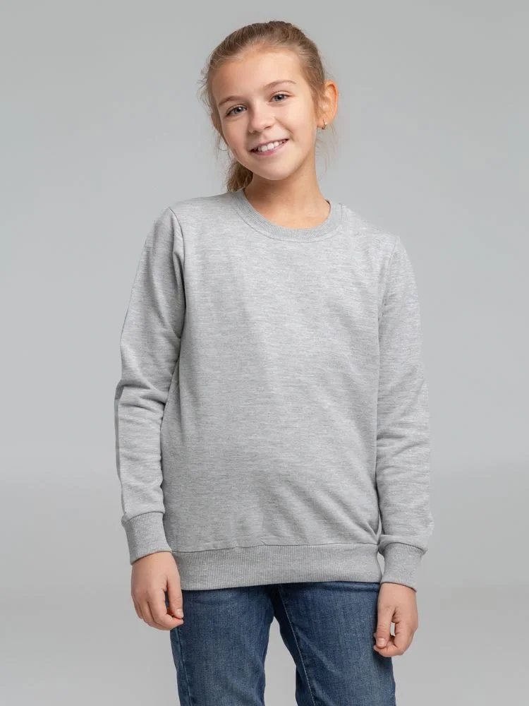 Свитшот детский Toima Kids 2.0, серый меланж - фото 8