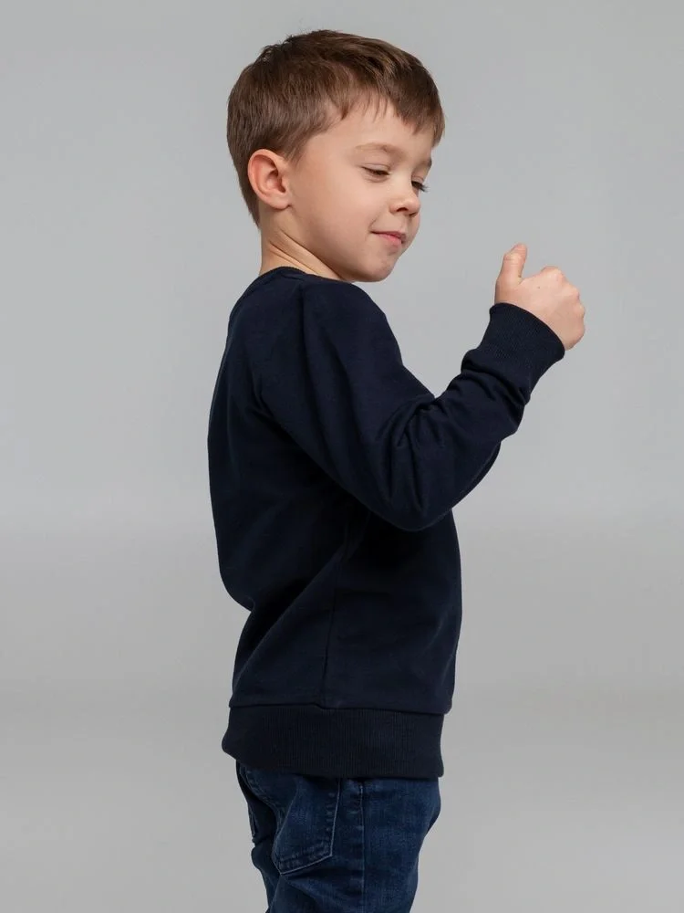 Свитшот детский Toima Kids 2.0, темно-синий - фото 6