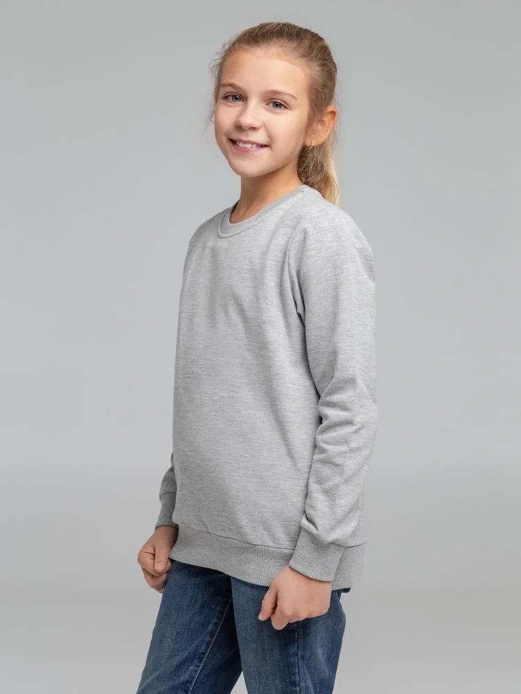 Свитшот детский Toima Kids, серый меланж - фото 17