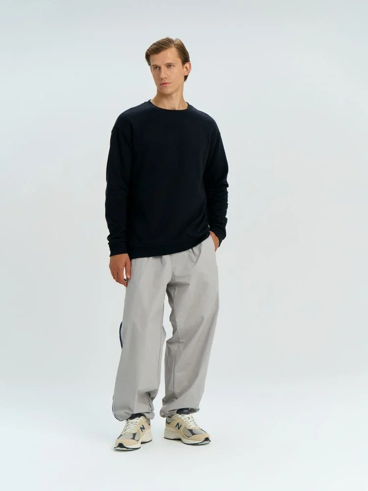 Свитшот оверсайз унисекс Omnifit, черный - фото 7