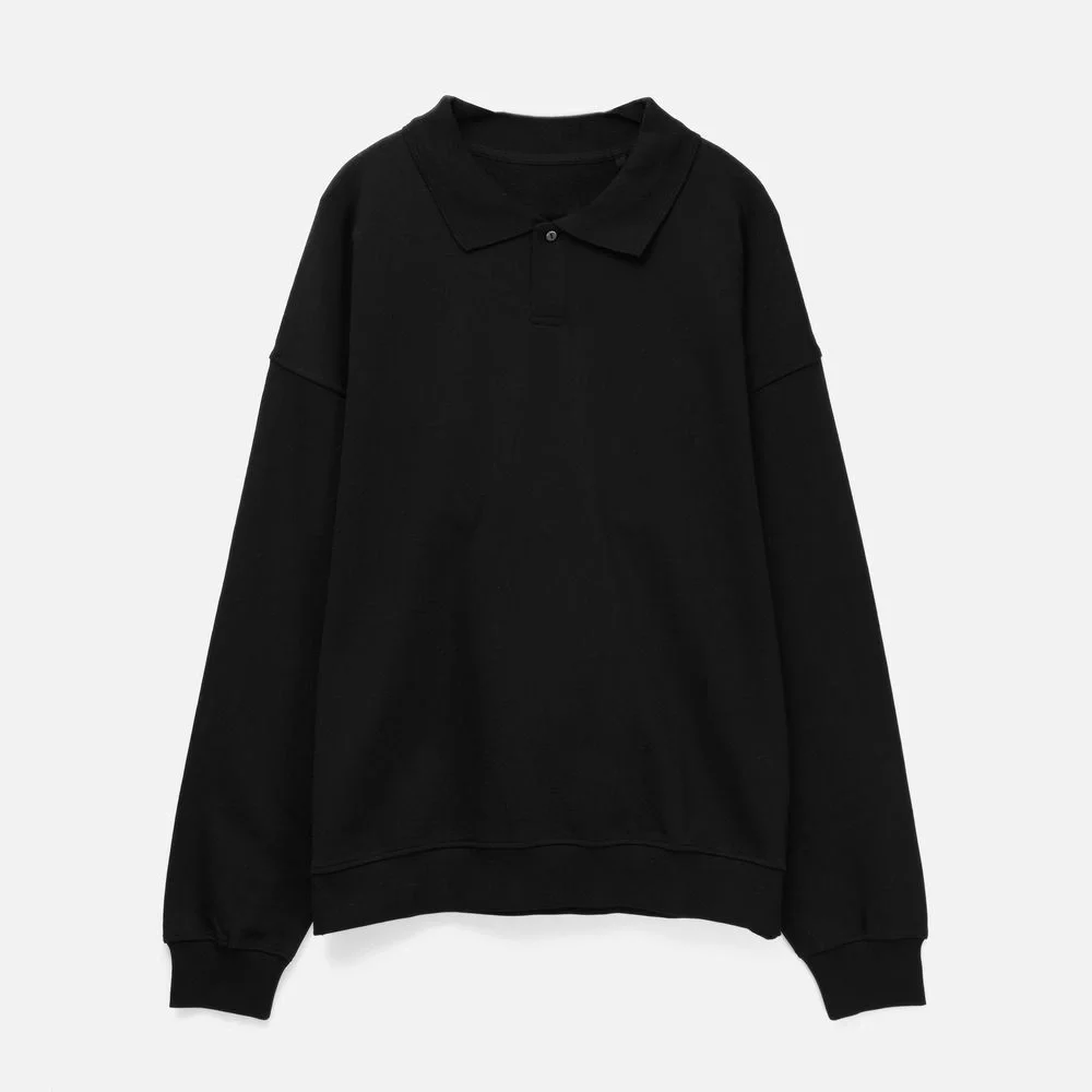 Свитшот оверсайз унисекс S6, черный - фото 2