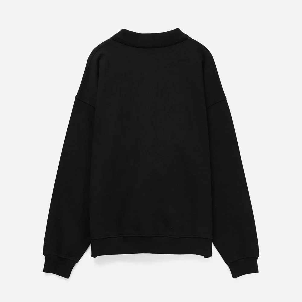 Свитшот оверсайз унисекс S6, черный - фото 3