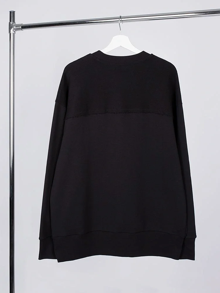 Свитшот оверсайз унисекс Vozduh, черный - фото 2