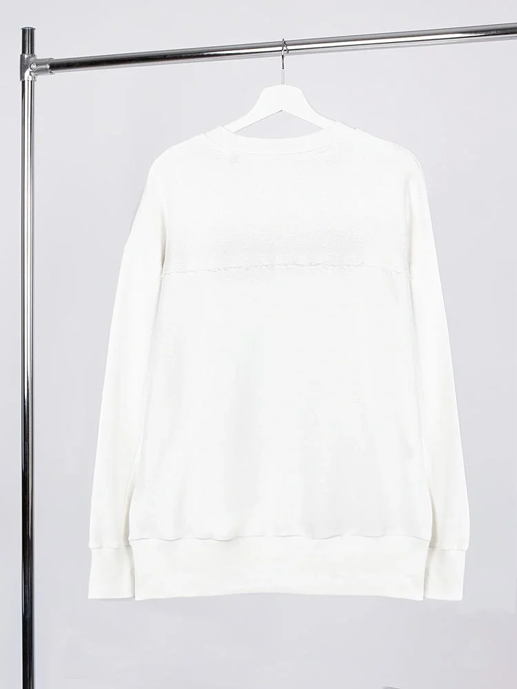 Свитшот оверсайз унисекс Vozduh, молочно-белый - фото 2
