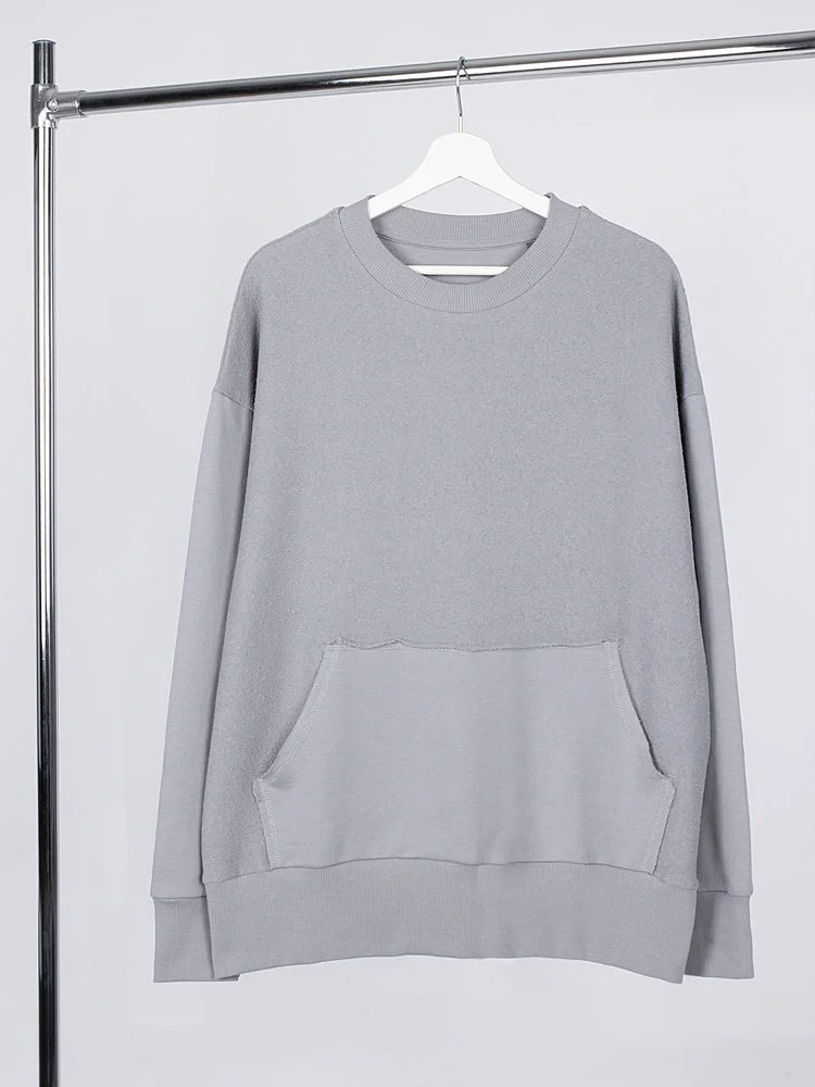 Свитшот оверсайз унисекс Vozduh, светло-серый - фото 1