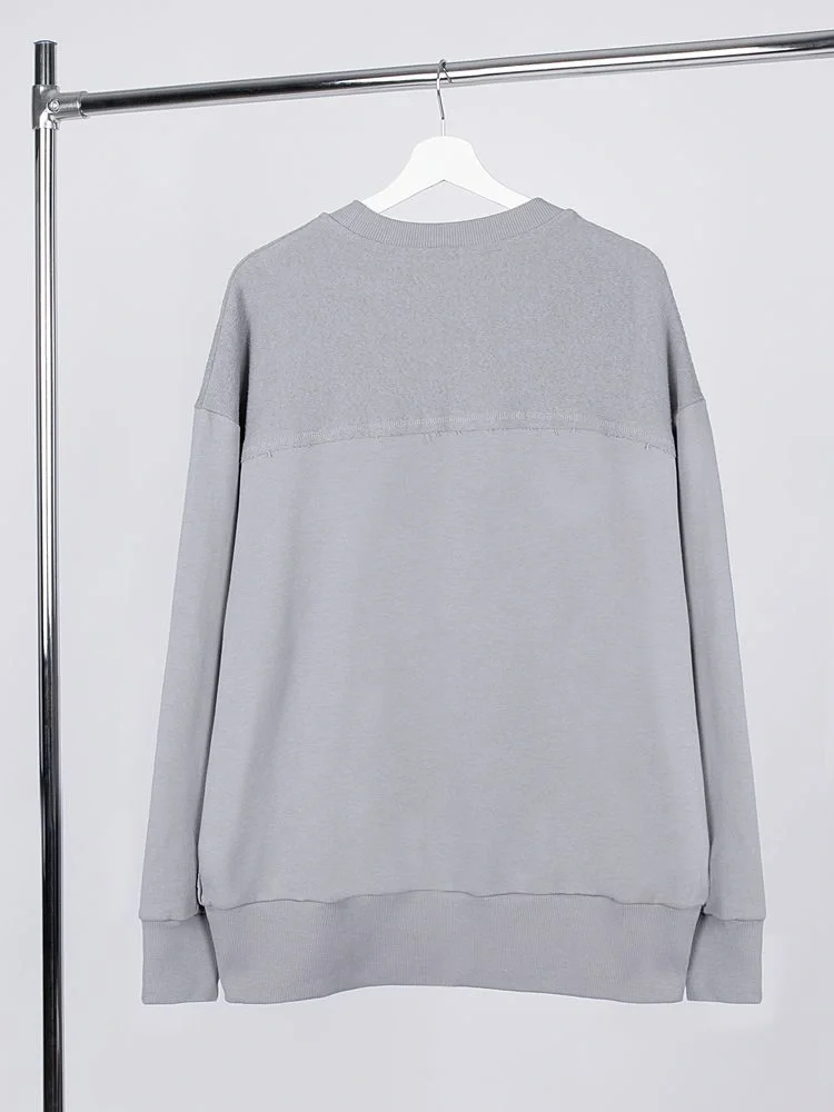 Свитшот оверсайз унисекс Vozduh, светло-серый - фото 2