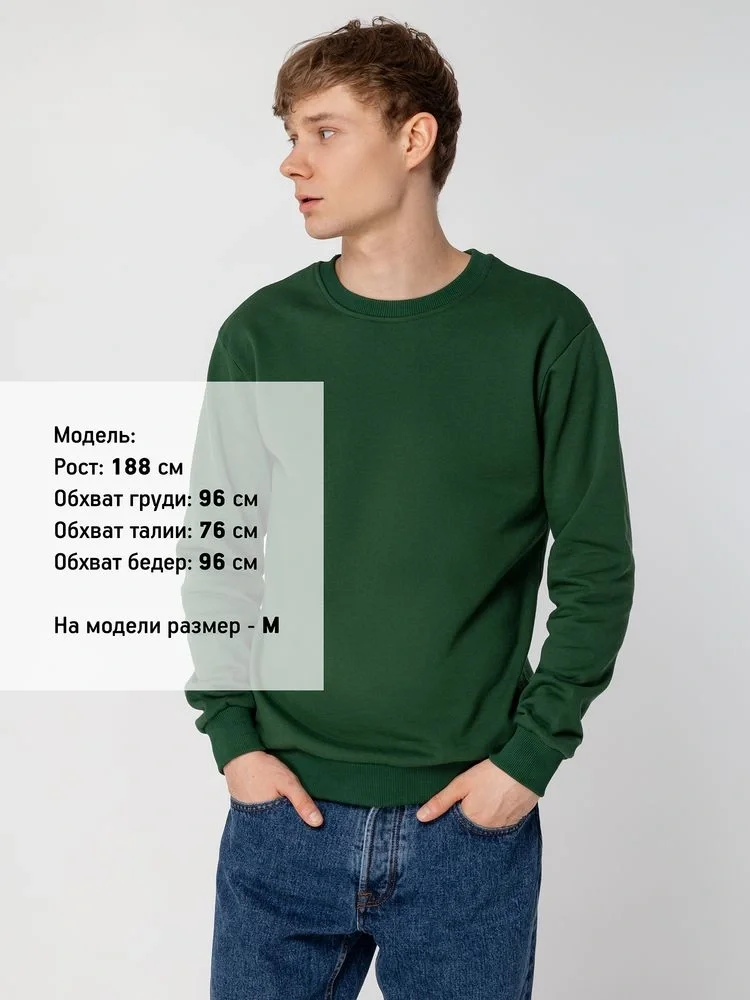 Свитшот Toima Heavy 2.0, темно-зеленый - фото 10