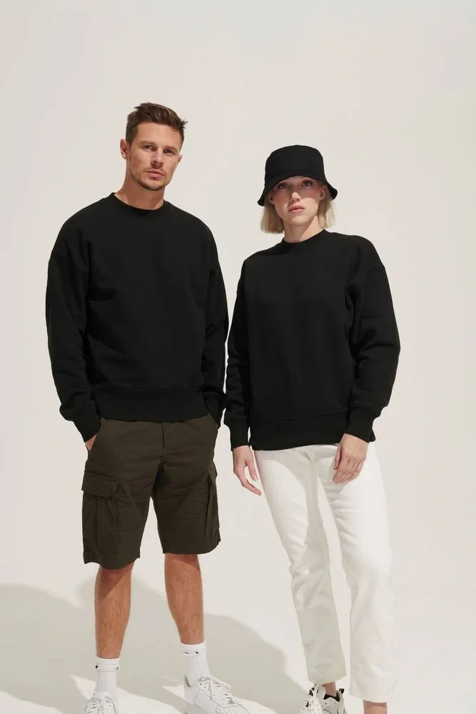 Свитшот унисекс Authentic, черный - фото 6