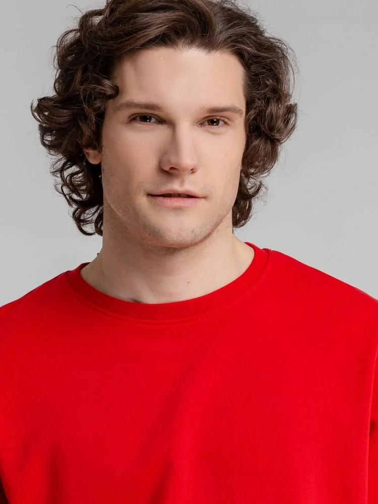 Свитшот унисекс BNC Inspire (Organic), красный - фото 14