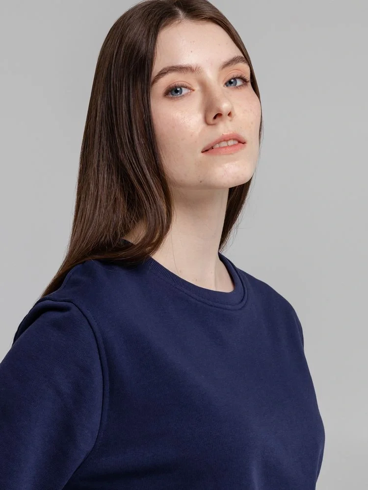 Свитшот унисекс BNC Inspire (Organic), темно-синий - фото 18