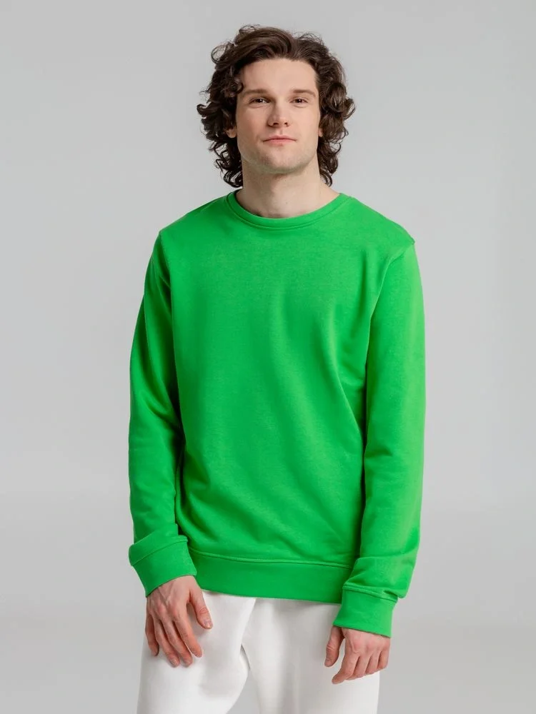 Свитшот унисекс BNC Inspire (Organic), зеленый - фото 11