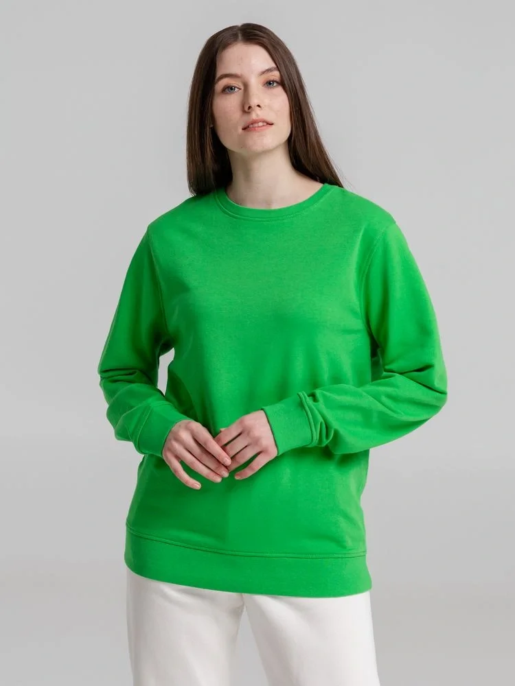 Свитшот унисекс BNC Inspire (Organic), зеленый - фото 15