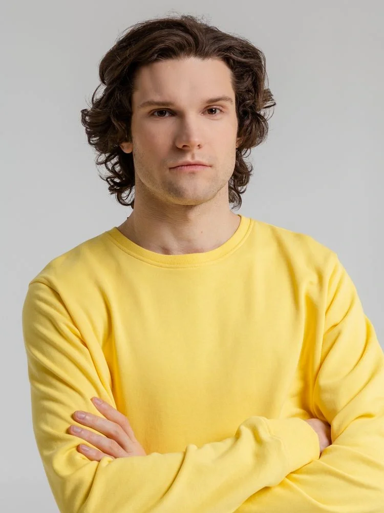 Свитшот унисекс BNC Inspire (Organic), желтый - фото 14