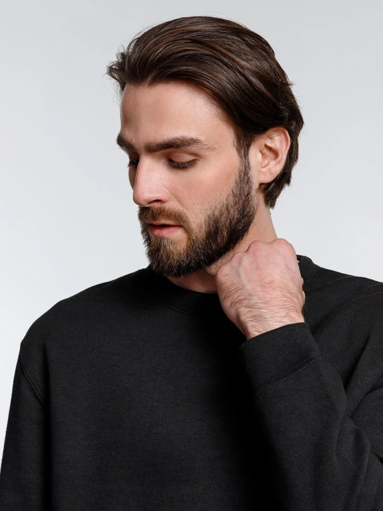 Свитшот унисекс Delta, черный - фото 12