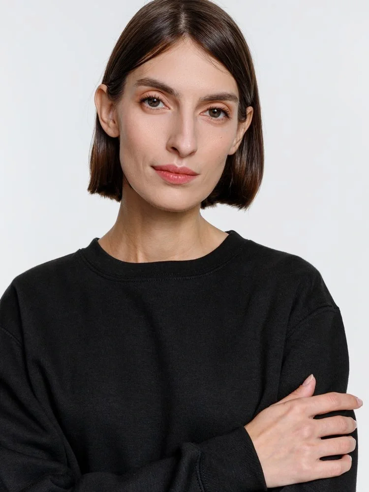 Свитшот унисекс Delta, черный - фото 16