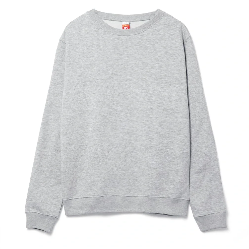 Свитшот унисекс Delta, серый меланж - фото 5