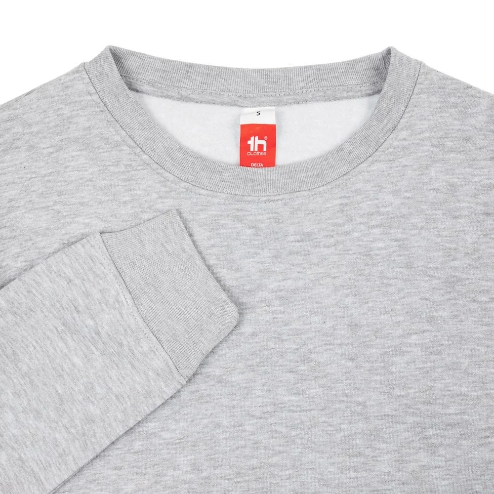 Свитшот унисекс Delta, серый меланж - фото 7