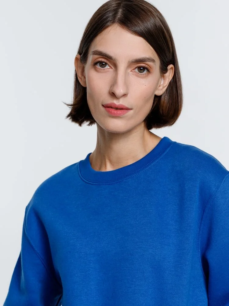 Свитшот унисекс Delta, ярко-синий - фото 12