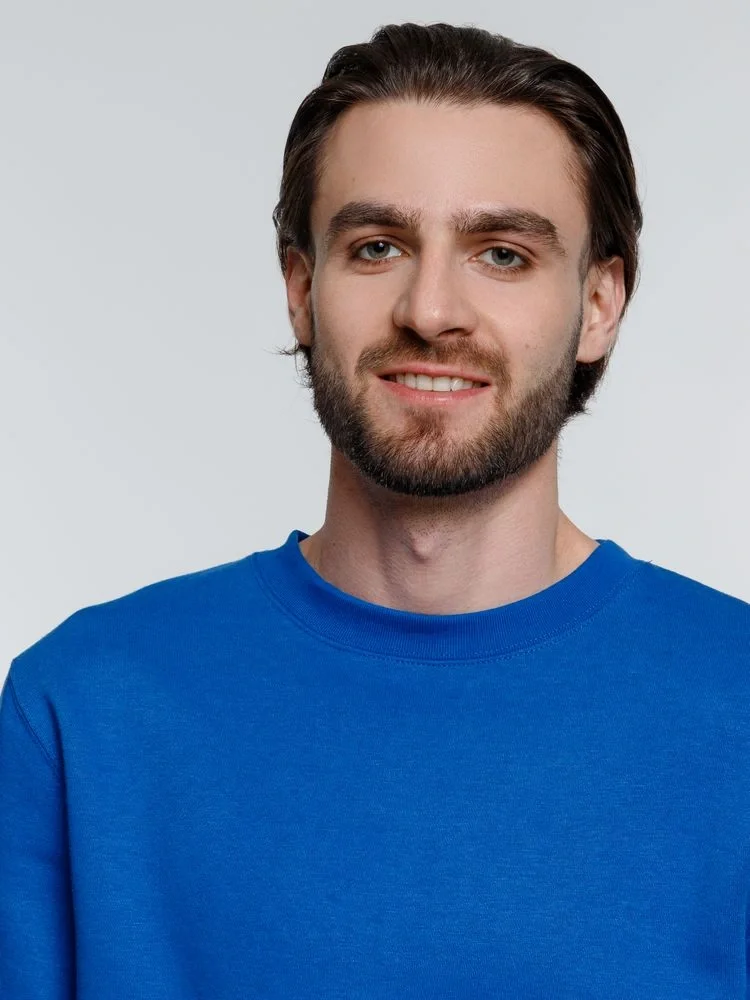 Свитшот унисекс Delta, ярко-синий - фото 16