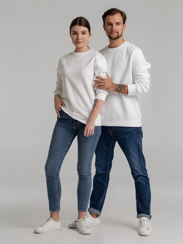 Свитшот унисекс King, белый - фото 12