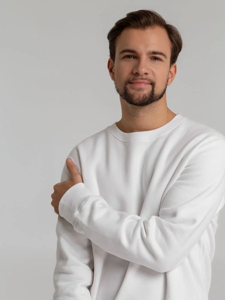 Свитшот унисекс King, белый - фото 9