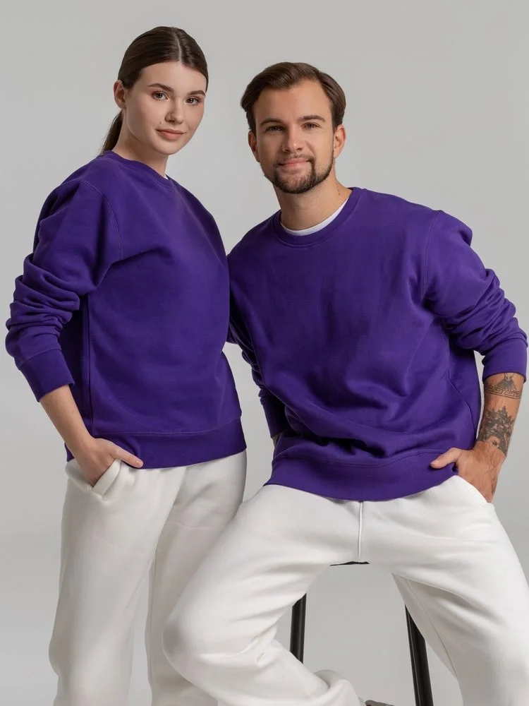 Свитшот унисекс King, фиолетовый - фото 12