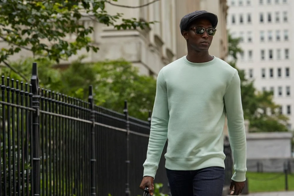 Свитшот унисекс King, серо-зеленый - фото 6