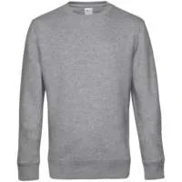 Свитшот унисекс King, серый меланж - фото 1