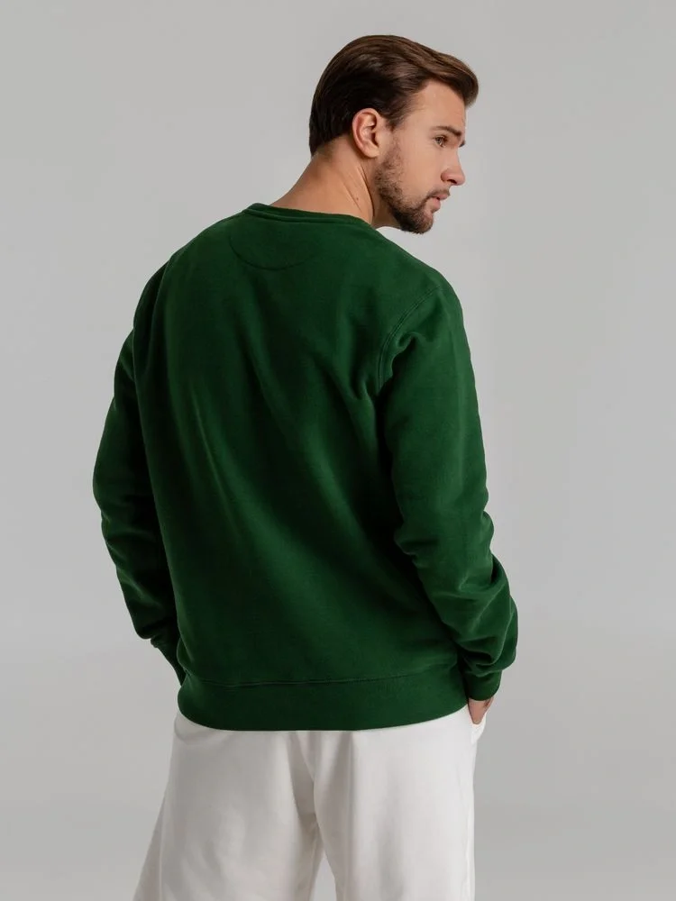 Свитшот унисекс King, темно-зеленый - фото 10