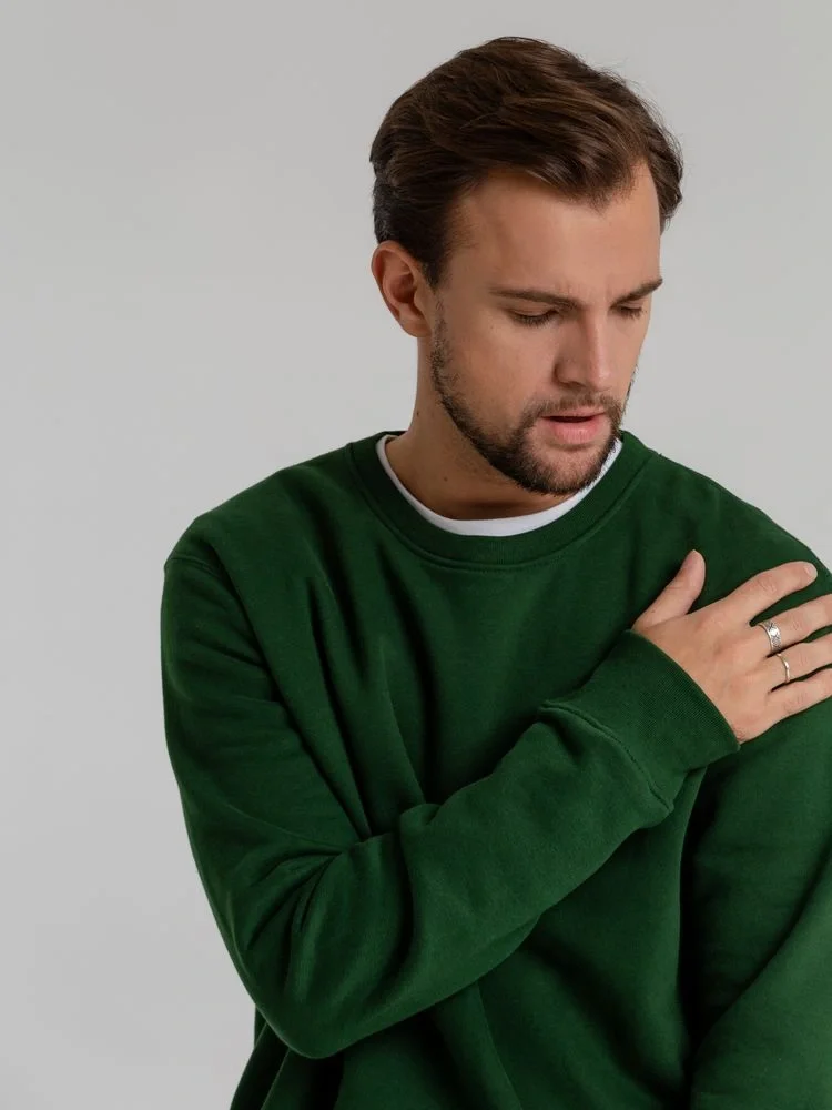 Свитшот унисекс King, темно-зеленый - фото 11