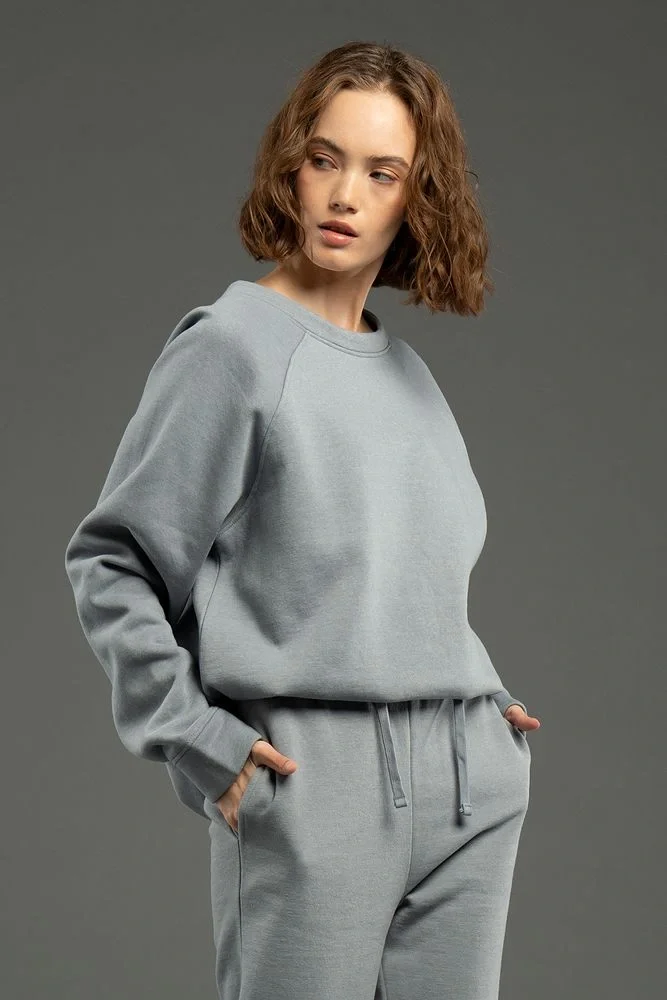 Свитшот унисекс S1, серый - фото 1