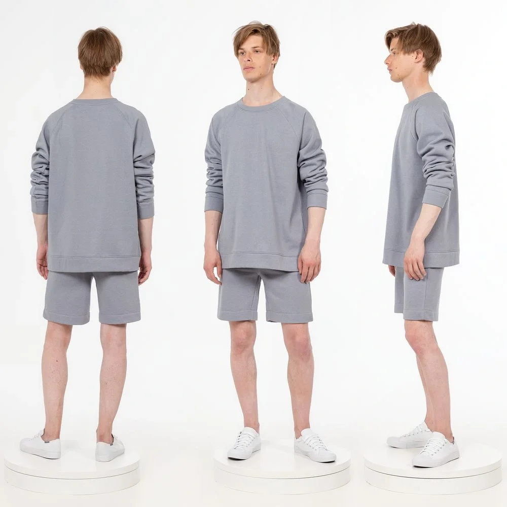 Свитшот унисекс S1, серый - фото 5