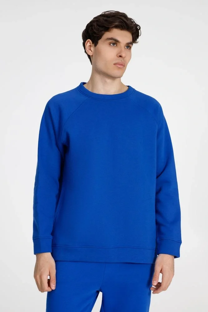 Свитшот унисекс S1, синий - фото 12